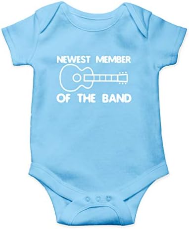 Grubun En Yeni Üyesi-Müzik Dna'mda-Gruptayım-Sevimli Tek Parça Bebek Bebek Bodysuit