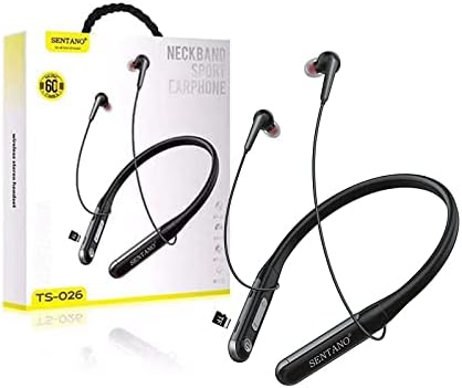 Kablosuz Kulaklıklar, Bt Kulakiçi Spor Kulaklık ile Bt 5.0, Stereo Ses Gürültü Azaltma Mic ile Manyetik Kulak Kulakiçi IPX5 Su