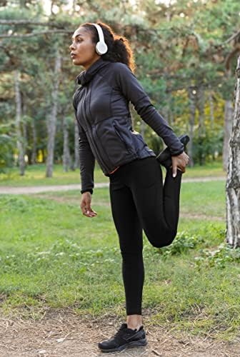 CHRLEISURE Tozluk Kadınlar ıçin Cepler ıle, Yüksek Belli Karın Kontrol Egzersiz Yoga Pantolon 3 Paket