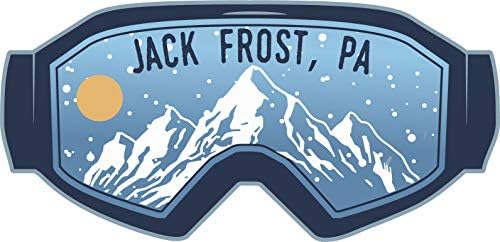 Jack Frost Pennsylvania Kayak Maceraları Hatıra 2 İnç Vinil Decal Sticker Dağ Tasarım