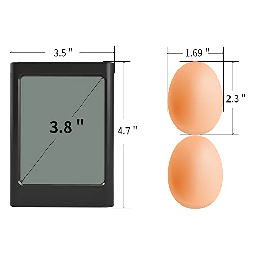 Dijital Higrometre Kapalı Termometre Nem Ölçer oda termometresi Sıcaklık ve Nem Monitörü ile (Siyah)