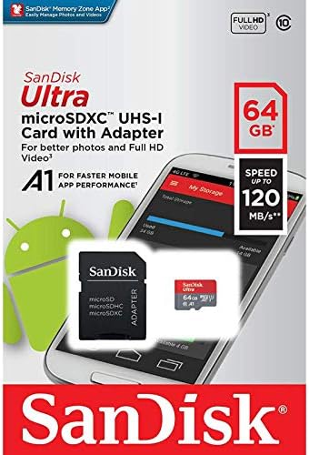 Ultra 64 GB microSDXC Ötesinde Samsung Galaxy için Çalışır 1 Artı SanFlash ve SanDisk tarafından Doğrulanmış (A1/C10/U1/8 k /