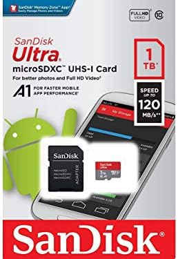 Ultra 1 TB microSDXC Çalışır Samsung SM-G885F Artı SanFlash ve SanDisk tarafından Doğrulanmış (A1/C10/U1/8 k / 120MBs)