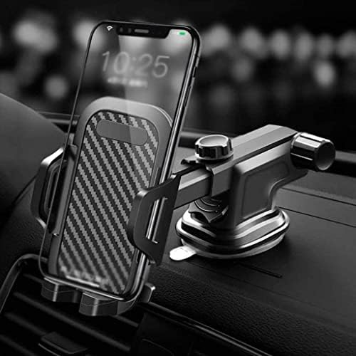 XHSHOP Siyah Vantuz Cep Telefonu araç Tutucu, Gösterge Paneli Cep Telefonu Tutucu, Teleskopik Navigasyon Braketi.