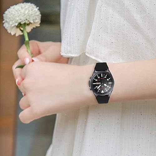 Samsung Galaxy Watch 3 45mm Band için Suoman, Samsung Galaxy Watch 3 45mm için 22mm Yumuşak Silikon Spor Yedek Kayış Bandı -