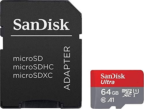 Ultra 64GB microSDXC, SanFlash ve SanDisk tarafından Doğrulanan BLU Vivo Selfie Plus için Çalışır (A1/C10/U1/8k / 120MBs)