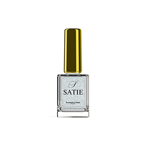 Satie Beauty Sparkle Me Blue-Nefes Alabilen Oje, Vegan Oje, Helal Oje, Hızlı Kuruyan Oje 15mL / 0.5 oz.