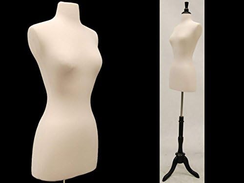 (JF-F2 / 4 W+BS-02BKX) Roxy Ekran Yeni Beyaz Kadın Elbise Formu Vücut Formu ile Taban ve Necktop Boyutu 2-4 34 22 34