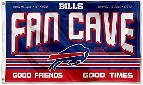 WinCraft Buffalo Bills Fan Man Cave Afiş Bayrağı