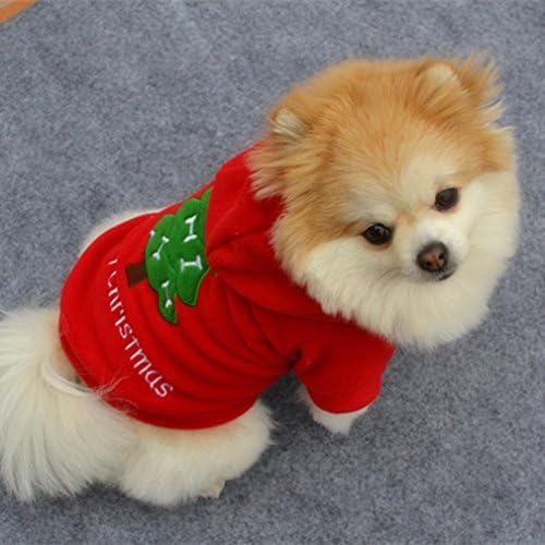 Mikey Mağaza Noel Pet Yavru Köpek Giysileri Noel Baba Kostüm Dış Giyim Kalın Ceket Giyim