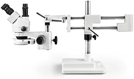 Görüş Bilimsel VS-5F-IFR07 Simul-Fokal Trinoküler Zoom Stereo Mikroskop, 10x Widefield Mercek, 0.7 X-4.5 X Zoom Aralığı, 7x-45x