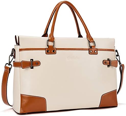 BOSTANTEN deri laptop evrak çantası kadın haberci Satchel çanta Bayan bilgisayar Tote çanta için