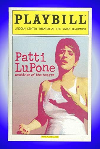 Kalbin Meseleleri, Broadway Playbill + Patti LuPone