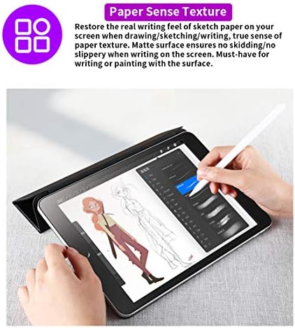 Zincir Tepe iPad Mat Ekran Koruyucu, Paperfeel Film için iPad Mat Anti-Parlama Anti-Scratch Çizim Eskiz Yazma Paperfeel Ekran