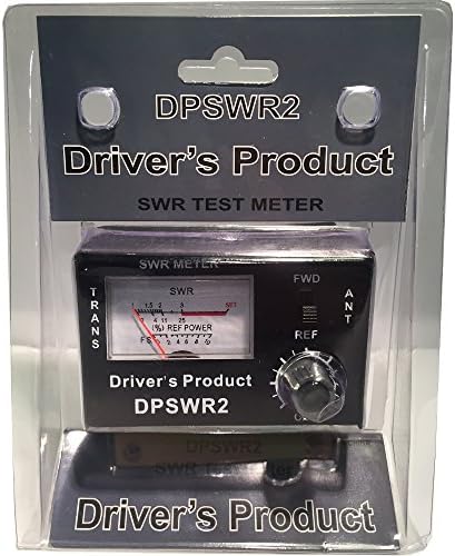 Sürücü Ürünü CB Radyo Antenleri için SWR Metre SO-239 Giriş ve Çıkışlı Ağır Hizmet Tipi Metal-Siyah