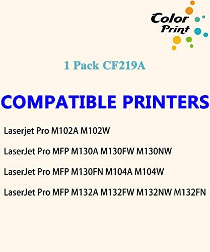 ColorPrint Uyumlu Drum Ünitesi HP yedek malzemesi CF219A 219A 19A Görüntüleme Ünitesi ile Çalışmak CF217A 17A Lazer Jet Pro M102A