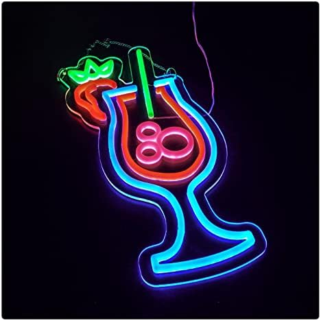 LED Neon Burcu, kokteyl Cam Neon Burcu için Ev, Bar, Ofis, Otel, Restoran, Cafe, Kulübü Parti Dekorasyon için Düğün, BARBEKÜ,