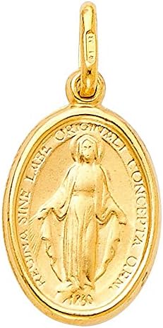 14K Dini Meryem Ana Madalyası