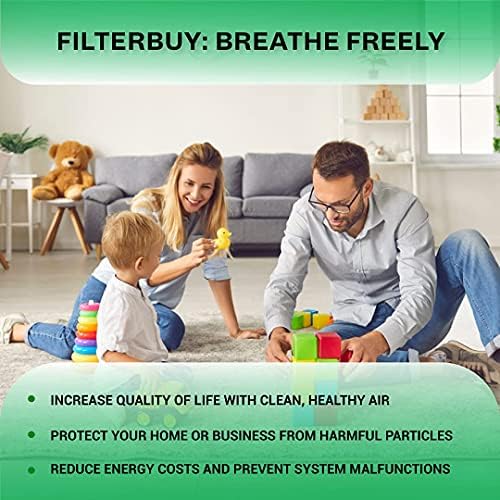 Filterbuy 28x30x2 Hava Filtresi MERV 8, Pileli HVAC AC Fırın Filtreleri (12'li Paket, Gümüş)