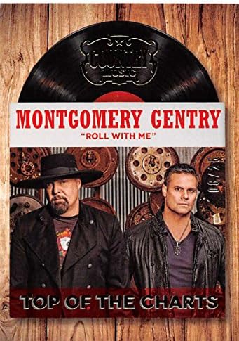 2014 Panini Country Müzik Listelerin En İyisi Altın 7 Montgomery Gentry SER/25 Eğlence Ticaret Kartı Ham (NM veya Daha iyi)