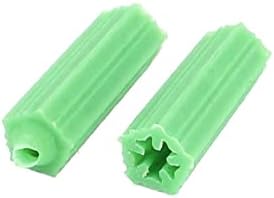8mm Dia 27mm Uzunluk Gecikme Vidaları Plastik Genişleme Çivileri 25 Adet (Renk: Çoklu Renkler, Boyut: Orta)