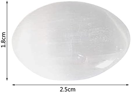 Buz Beyaz akik Taşı Doğal Çakra Reiki Şifa Kristalleri Cilalı Oval Cep palmiye taşı Anksiyete stres giderici Terapi masaj taşı