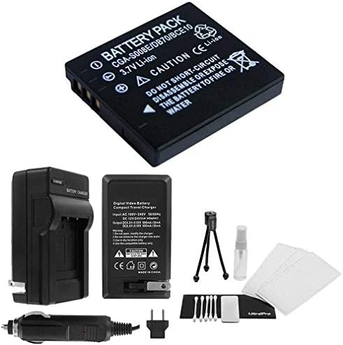 DMW-BCE10 Yüksek Kapasiteli Yedek Pil ile Hızlı Seyahat Şarj için Seçin Panasonic Dijital Kameralar-UltraPro Paket İçerir : Kamera