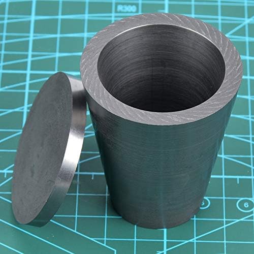 Jeoloji Deney Analizi için Grafit Pota Metal Sıvı Eritme Döküm Rafineri Karıştırma Aracı (Kapaklı 52x65mm)