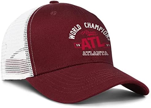 Atlanta 2021 Dünya Serisi Champs Beyzbol Hayranları için Ayarlanabilir Şapka Hediye Kapağı