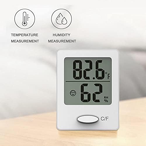 WBMKH Barometre, Higrometre Termometre, Oda Nem Sıcaklık Ölçer Monitör, büyük LCD ekran, konfor Göstergesi için Mutfak