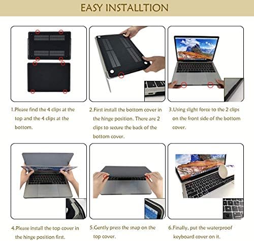 Dizüstü Plastik Sert Kabuk Kılıf ile Uyumlu MacBook Pro 14 inç Modeli A2442 ile M1 Pro / Max Çip, 2021 Yayın (Kırmızı Tilki Kış