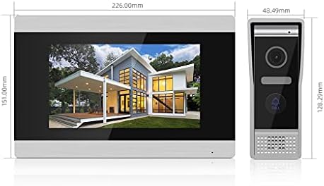 YHGFR kapı zili 7 İnç Dokunmatik Ekran WiFi IP Video Interkom Villa için Mini Kablosuz Alıcı ile, destek Uzaktan Telefon Kilidini