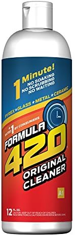 Formula 420 Variety Paketi : 1 Şişe Cam Metal Seramik Boru Orijinal Temizleyici 12 Oz. & 1 Şişe Bling Anında Temizleyici 16oz