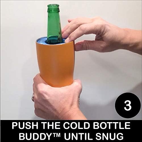 Cold Bottle Buddy, Şişelenmiş Birayı diğer tüm köpük tipi Tutuculardan 3 kat Daha Soğuk tutar. YETİ, Ozark Trail, RTIC ve Daha