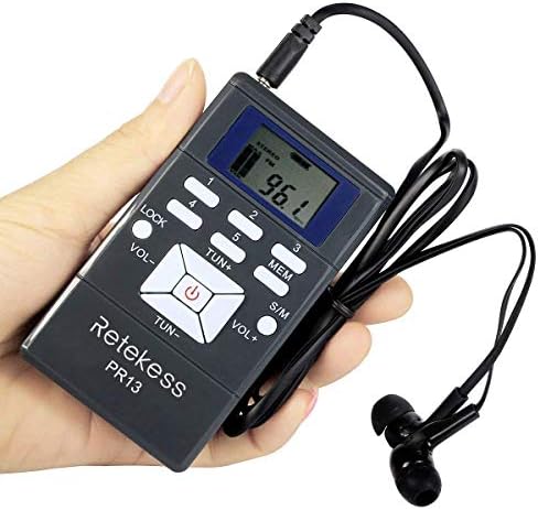 Kilise için Retekess TR509 FM Verici, çift Modlu Uzun Menzilli Stereo Yayın Radyo İstasyonu ile PR13 Taşınabilir FM Radyo Alıcısı