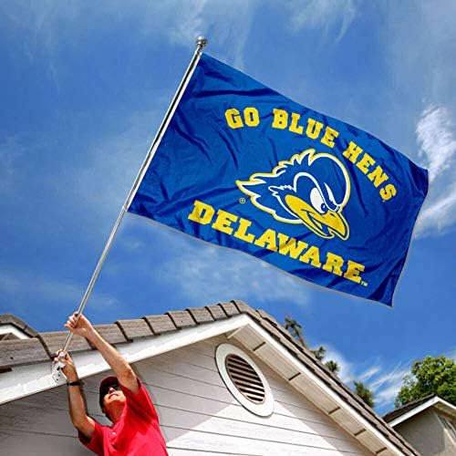 Üniversite Bayrakları ve Pankartlar A. Ş. Delaware Mavi Tavuklar Mavi Tavuklar Bayrağına Gidiyor
