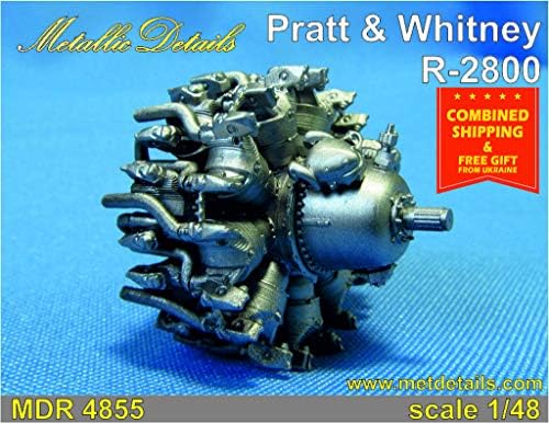 Metalik Detaylar MDR4855-1/48-Pratt & Whitney R-2800 Fotoğraflı