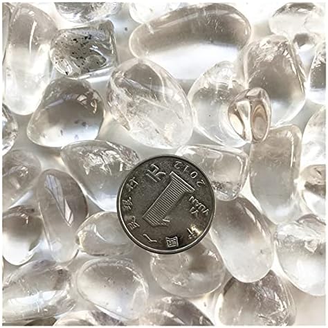 KAASILU ASFGH216 100g 15-30mm Doğal Beyaz Kristal Kaya Kuvars Eskitme Akvaryum Saksı Doğal Taşlar ve Mineraller Dekoratif Takı