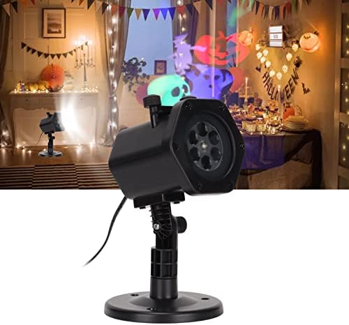 Ufolet LED projeksiyon ışık, 12 W ABS 12 desenler Noel projektör ışık IP44 su geçirmez için parti için veranda(1)