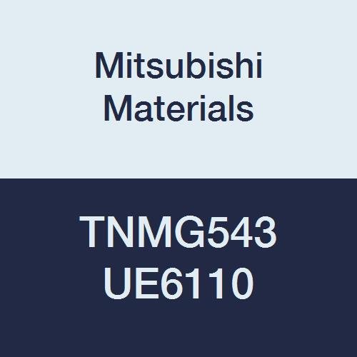 Mitsubishi Materials TNMG543 UE6110 TNMG Karbür Delikli TN Tipi Negatif Tornalama Ucu, CVD Kaplamalı, Üçgen, 0.625 IC, 0.25 Kalın,