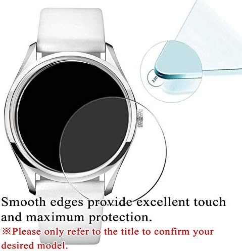 [3 Paket] Synvy Temperli Cam Ekran Koruyucu, SİNN 434. ST. Perlmutt. W L 9H Film Smartwatch akıllı saat Koruyucuları ile uyumlu