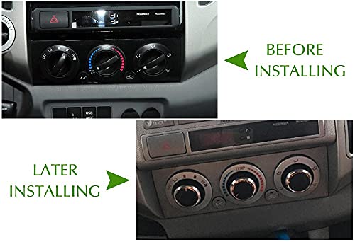 Araba klima ısı kontrol anahtarı Ac topuzu Toyota Tacoma için Fit