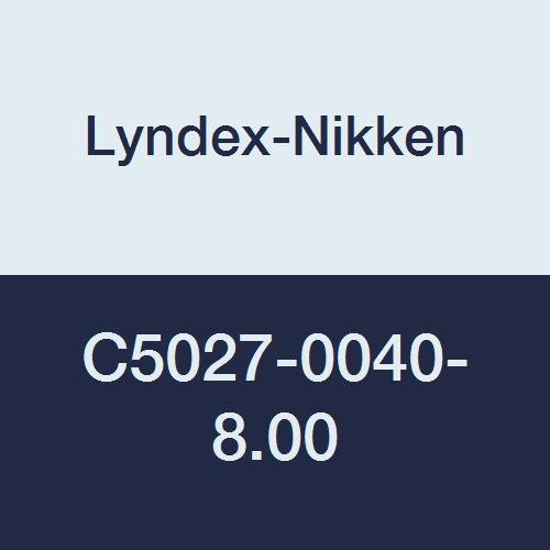 Lyndex-Nikken C5027-0040-8.00 CAT50 Konik Collet Chuck, 8.00 Uzunluk, Krom Molibden Alaşımlı Malzeme, ER40 Boyutu