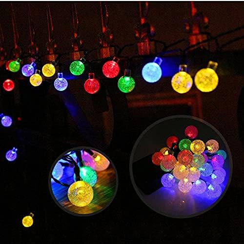 DYXYH 20/50 LEDs kristal top açık lamba dize ışıklar peri tatil noel partisi Garlands bahçe su geçirmez ışıklar (renk: Renkli,