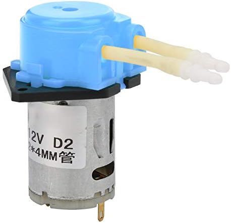 DC12V Peristaltik Sıvı Pompası, Aquarium Lab Analitik 24mm Mavi için Mikro Su Pompası