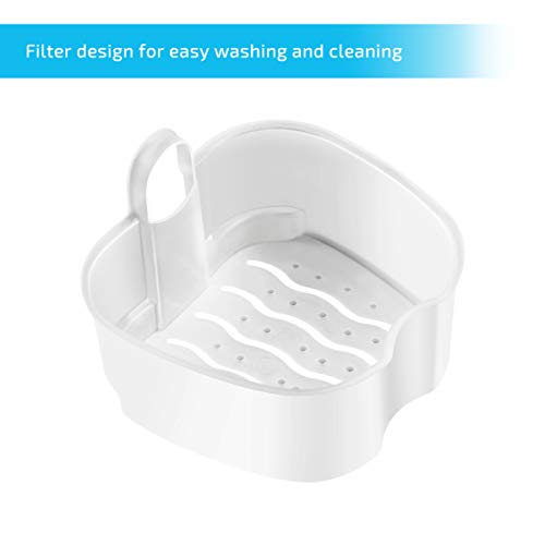 Healifty Durumda Protez Kutusu Konteyner Temizleme Yanlış Diş saklama kutusu Süzgeç ile Seyahat Tutucu Temizleme için (Gökyüzü-mavi)
