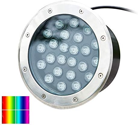 ASPZQ Gömülü ışıklar Gömülü LED IP65 Su geçirmez lamba Ağaç Villa Çim bahçe ışıkları Lambalarına göre (RGB Renkli ışık) (Power