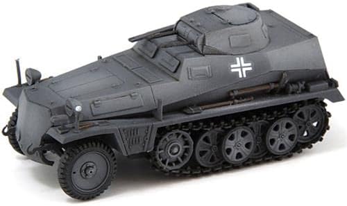 S-Modeli İKINCI dünya savaşı Alman Yarım Parça sDKFZ 253 Topçu Gözlem Aracı ile Panzer I Taret 1/72 ABS Tankı Önceden inşa Modeli