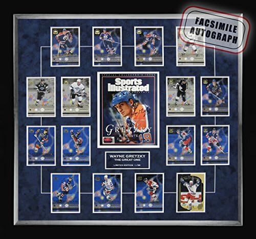 Wayne Gretzky Emeklilik Üst Güverte Kart Seti, Ltd Ed 1 of 99-Faks İmzalı
