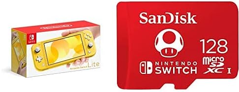 Nintendo Switch Lite - Nintendo Switch için SanDisk 128GB microSDXC UHS-I Kartı ile Turkuaz